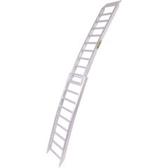 Motorsport Products Arched Aluminum Folding Ramp - 7ft. x 10/12in. - 91-4300