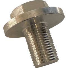 Pro-One Billet Aluminum Steering Stem Top Bolt Raw Aluminum - 106201