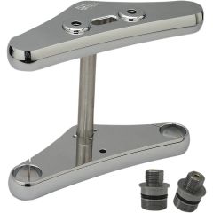 Pro-One Blind Top Billet Triple Tree 3 deg. - Standard - Chrome - 106210