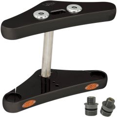Pro-One Blind Top Billet Triple Tree 3 deg. - with LED - Black - 107106B