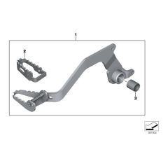BMW Brake Pedal F700GS / F800GS