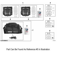 BMW K5X Soft Side Pannier Adapter Kit 71602412382