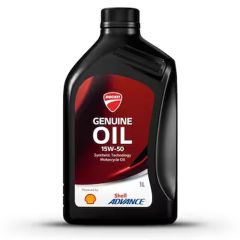 Ducati Shell Advance 15W50 Factory Engine Oil 1 Liter Synthetic 550047581