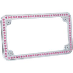 Pro-One License Plate Frame - Rose Crystals - 301160