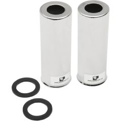 Progressive Suspension Chrome Shock Cover Kit 12in. - 30-5029C