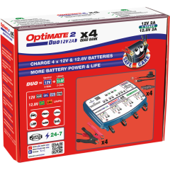 TECMATE OPTIMATE 2 DUO X4 BANK - 3807-0574