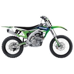 Factory Effex EVO 15 Shroud Graphics Kit - 21-01134 | Kawasaki KX250F 2017-2018