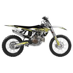 Factory Effex EVO 15 Shroud Graphics Kit Black/Yellow - 21-01620