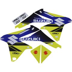 Factory Effex EVO 18 Shroud Graphics Kit - 24-01430 | Suzuki RM-Z450 2008-2017