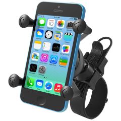 RAM Mounts EZ-Strap Rail Mount with Universal X-Grip Cell Phone Holder Kit - RAP-SB-187-UN7U