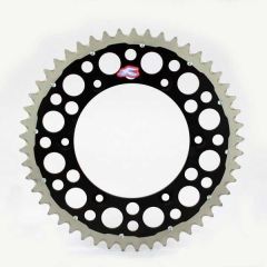 Renthal 520 Twinring Heavy Duty Rear Sprocket Black - 48T - 2240-520-48GPBK