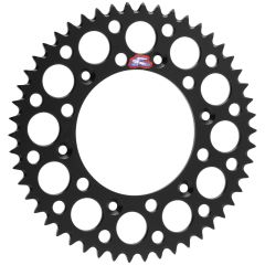 Renthal 415 Ultralight Rear Sprocket Black - 36T - 491--415-36P-BK