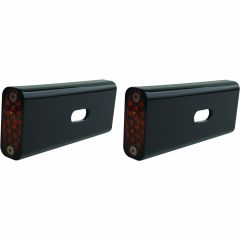 Pro-One Fender Strut LED Marker Lights Black/Red - 909105BR