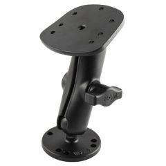 RAM Mounts Flat Surface Marine Electronic Mount for Eagle Cuda, FishEasy, Humminbird Piranha & Lowrance X-4 Kit - RAM-B-107-1