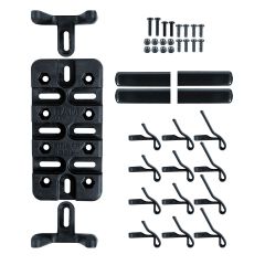 RAM Mounts Handlebar Rail Mount with Zinc Coated U-Bolt Base and Universal Finger-Grip Cradle Kit - RAM-B-149Z-UN4