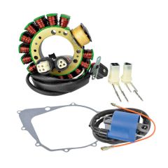 Kimpex HD Stator/Ignition Coil & Crankcase Cover Gasket - 225403