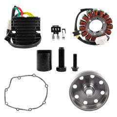 Kimpex HD Stator/Kokusan Flywheel/Mosfet Regulator/Gasket & Puller Recall Kit - 225752