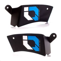 HMF Headlight Block-Off Plates Black - 9414064161 | Yamaha YFZ450 2004-2013