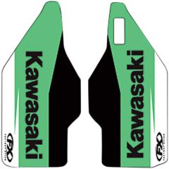 Factory Effex Lower Fork Graphics Kawasaki - Green/White - 20-40128
