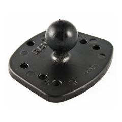 RAM Mounts Marine Electronic Adapter Base with 1" Ball for Eagle Cuda, FishEasy, Humminbird Piranha & X-4 - RAM-B-107-1B