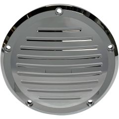 Pro-One Millennium Derby Cover Ball-Milled - 5-Hole - Chrome - 203862