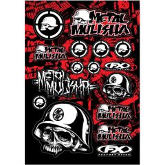 Factory Effex Metal Mulisha Sticker Sheet