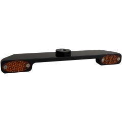 Pro-One Wide Glide Stealth LED Turn Signal Bar Black - 909102B