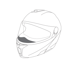 AGV Sportmodular Breath Guard