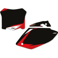 Factory Effex Number Plate Backgrounds Black - 13-64350