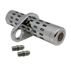 Pro-One Oil Cooler Kit for 1" to 1 1/4" Frame Tubes with Pressure Gauge
