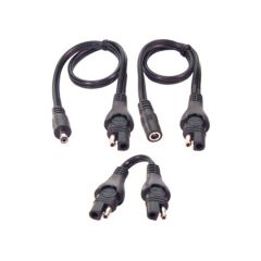 TecMate 3-Piece SAE to DC 2.5mm Adapter Kit - O-67