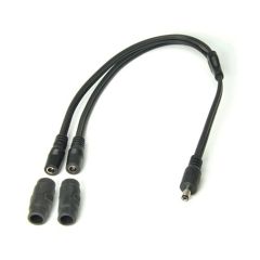 TecMate Optimate Y-Splitter DC 2.5mm Plug In to 2x DC 2.5mm Socket Out - O-45