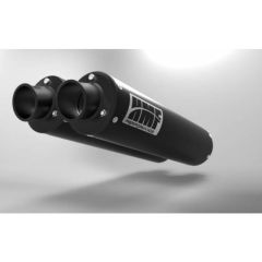 HMF Performance Series Dual Round Slip-On Exhaust - 014385636172