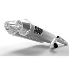 HMF Performance Series Round Dual 3/4 System Exhaust - 016572636086
