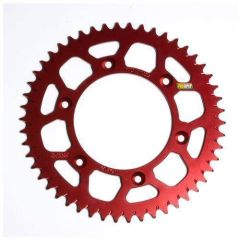 Pro Taper Race Spec Aluminum Rear Sprocket Red - 53T (520) - 033242