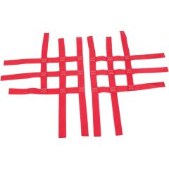Motorsport Products Replacement EZ-FIT Nerf Bar Nets Red - 81-0203 | Yamaha YFZ450 2004-2013