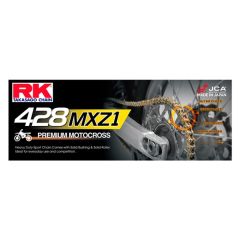 RK Chain 428MXZ1 Heavy Duty Chain Gold - GB428MXZ1-136