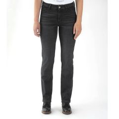 Rokker Rokkertech Mid Straight Black Ladies Jeans