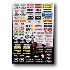 Factory Effex Micro Sponsor Sticker Sheet