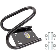 Motorsport Products Steel Wheel Chock - Black Powdercoat - 97-3012
