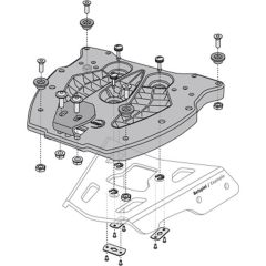 SW-Motech Quick-Lock Adapter Plate - TraX - GPT.00.152.400