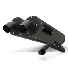 HMF Titan XL Series Round Dual Full System Exhaust - 735556638895