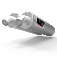 HMF Titan XL Series Round Dual Slip-On Exhaust - 735605637487