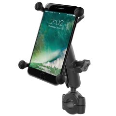 RAM Mounts Torque Handlebar/Rail Base with 1" Ball, Medium Arm and X-Grip Phone Holder Kit
