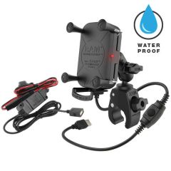 RAM Mounts Tough-Charge Waterproof Wireless Charging Mount with Tough-Claw - RAM-B-400-A-UN12W-V7M