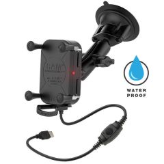 RAM Mounts Tough-Charge Waterproof Wireless Charging Suction Cup Mount - RAM-B-166-UN12W