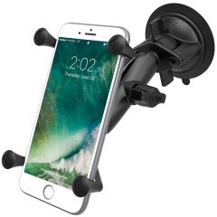 RAM Mounts Twist Lock Suction Cup Mount with Universal X-Grip Large Phone Cradle Kit - RAM-B-166-UN10