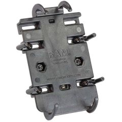 RAM Mounts Universal Spring Loaded Cell Phone Holder with Diamond Base Adapter - RAM-HOL-PD3-238A