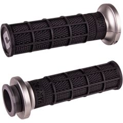 ODI V-Twin Lock-On Grips Black/Gun Metal - V31HCW-BH-H