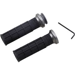 ODI V-Twin Lock-On Grips Black/Gun Metal - V31ITW-BH-H